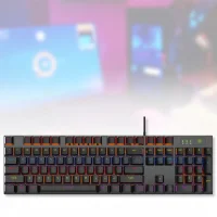 Ігрова клавіатура з RGB-підсвічуванням та 104 клавішами K101
