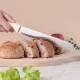 Набір кухонних ножів з високою підставкою та ножицями для кухні BD-701 Білий