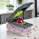 Овочерізка 14 в 1 з контейнером і змінними насадками Veggie Slicer