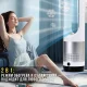 Безлопатевий вентилятор-нагрівач LED-дисплеєм і пультом Germatic AM-018JR 1200W