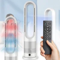 Безлопатевий підлоговий вентилятор-обігрівач з LED-дисплеєм і пультом Germatic AM-030JR