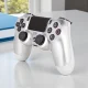 Бездротовий джойстик DualShock 4 PS Wireless Controller Lux Сріблястий