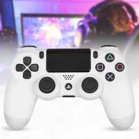Бездротовий джойстик DualShock 4 PS Wireless Controller Lux Білий