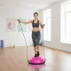 Балансувальна платформа 60см з еспандерами та насосом Profi MS 2609-1 Pink