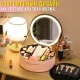 Органайзер-косметичка з екошкіри з LED дзеркалом і знімними перегородками NiceLand