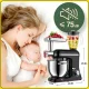 Кухонний комбайн з м'ясорубкою та блендером на 6 швидкостей RAF R.6609B 1500W