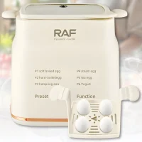 Електричне яйцеварка з 6 режимами приготування та цифровим керуванням RAF R.0051 300W