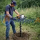 Бензиновий бур із шнеком 100 мм ASSUR ASR741 1700W