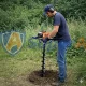 Бензиновий бур із шнеком 100 мм ASSUR ASR741 1700W