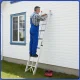 Складна алюмінієва драбина на 7 сходинок​​​​​​​ з ручкою для перенесення DLF109