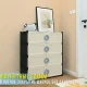 Підлогова полиця-шафа 68х32х63см для взуття на 4 рівні з магнітними дверцями XG08