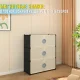 Полиця-шафа для взуття 90х32х63см на 3 рівні з металевим каркасом SNG06