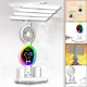 Настільна LED лампа з 4 панелями, вентилятором та дисплеєм KRX-104