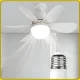 Стельова LED лампа з вентилятором, 6 лопатями та 3 режимами світу 30W | E27 AY1056