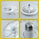 Стельова LED лампа з вентилятором, регулюванням яскравості та швидкості 45W | E27 AY1035