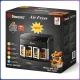 Аерофритюрниця 7.6л з двома кошиками та сенсорним керуванням Domotec MS-3226 4800W