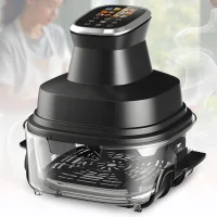 Аерофритюрниця 7л з LED керуванням та скляною ємністю Domotec MS-3227 4600W