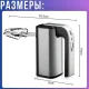 Ручний кухонний міксер 800W з 5 швидкостями, турбо режимом та насадками Domotec MS​​​​​​​-6664