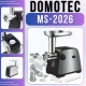 Електрична м'ясорубка з функцією реверсу та соковижималкою Domotec MS-2026 4500W