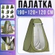 Автоматичний намет-душ 190х120х120см для кемпінгу з вентиляційним вікном