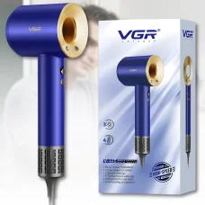Фен для волосся з холодним обдуванням та 3 швидкостями VGR V-445 1600W Синій