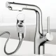 Кухонний змішувач із висувним виливом та поворотом на 360° Faucet CR-8428 Сріблястий