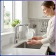 Кухонний змішувач із висувним виливом та поворотом на 360° Faucet CR-8428 Сріблястий