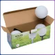 Комплект садових ліхтарів із 3 штук на сонячній батареї 35см Теплий білий BS-019-Y