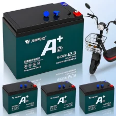 Комплект акумуляторів 4 шт. для електроскутера 6-DZF-12.3​​​​​​​ 12V/12.3Ah