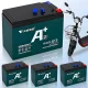 Комплект акумуляторів 4 шт. для електроскутера 6-DZF-12.3​​​​​​​ 12V/12.3Ah