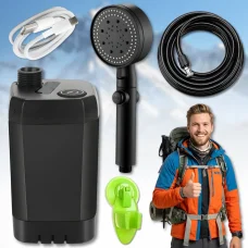 Портативний акумуляторний душ 6000mAh з відображенням температури води