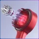 Масажний гребінець для шкіри голови з LED-підсвічуванням та подачею олії TV-SH-05/XC-901 Червоний