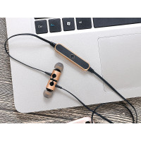 Навушники вакуумні з мікрофоном Bluetooth магніт AZ-25-BT