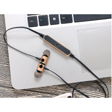Навушники вакуумні з мікрофоном Bluetooth магніт AZ-25-BT