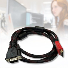 Кабель HDMI VGA 1.5 метра для передачі відеосигналу