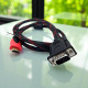 Кабель HDMI VGA 1.5 метра для передачі відеосигналу