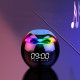 Музична колонка Bluetooth з годинником, радіо та RGB підсвічуванням Kimiso KMS-K12 Чорна