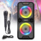 Портативна Bluetooth колонка з мікрофоном BKK B86 20 Вт