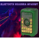 Міні-колонка Bluetooth з світлодіодним RGB підсвічуванням MY655BT 5Вт Зелена