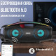 Музична Bluetooth колонка з підсвічуванням та мікрофоном B100 20Вт Чорна