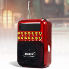 Портативний цифровий радіоприймач з телескопічною антеною BKK USB/MP3 B872
