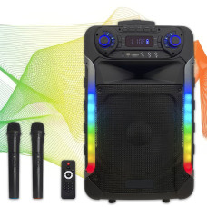 Акустична колонка з 2 мікрофонами та RGB підсвічуванням ZXX-9393 80Вт