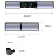 Бездротові навушники Bluetooth AirTwins S2 з боксом для заряджання Silver