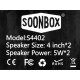 Колонка музична портативна Bluetooth із мікрофоном S4402