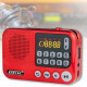 Портативний радіоприймач з годинником і функцією повторення BKK USB/MP3 S99