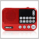 Портативний радіоприймач з годинником і функцією повторення BKK USB/MP3 S99