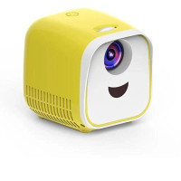 Дитячий міні-проектор Vivibright L1 з підтримкою 1080p Жовтий Медіаплеєр для проекторів та ТБ