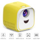 Дитячий міні-проектор Vivibright L1 з підтримкою 1080p Жовтий Медіаплеєр для проекторів та ТБ
