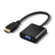 Адаптер HDMI/VGA 12 Кабель-перехідник з цифрового на аналоговий сигнал