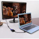 Адаптер HDMI/VGA 12 Кабель-перехідник з цифрового на аналоговий сигнал